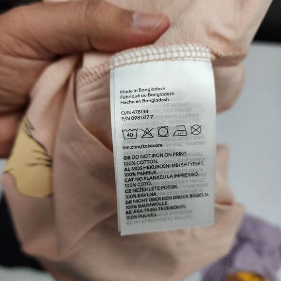 H&M Disney Lady and the Tramp 3 Piece Shirt Set Size 6x/7 - Picture 10 of 12